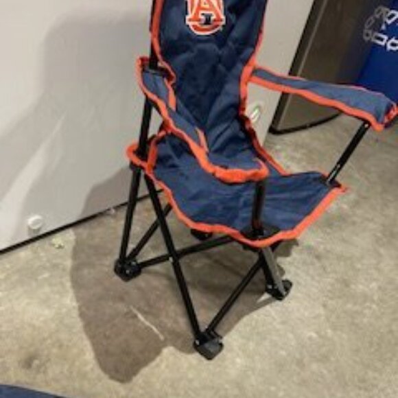 Pre-Owned Toddler-Size Auburn University Foldable Lawn Chairs - $15 Each - Picture 4 of 4